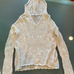Crochet Hoodie Sweater